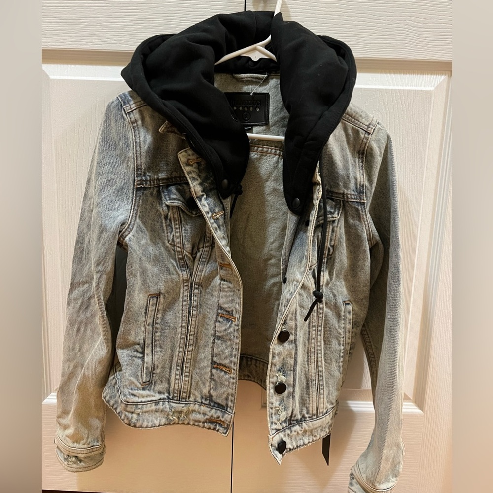 Blank NYC Hooded Denim Jacket